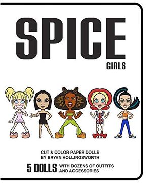portada Spice Girl cut and Color Paper Dolls 