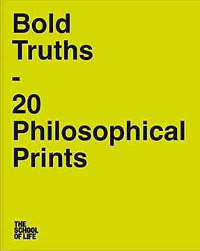portada Bold Truths: 20 Philosophical Prints (in English)