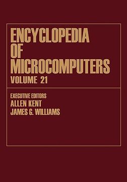 portada encyclopedia of microcomputers: volume 21 - index (en Inglés)