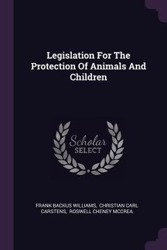 portada Legislation For The Protection Of Animals And Children