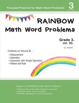 portada Rainbow Math Word Problems Grade 3. vol. III.