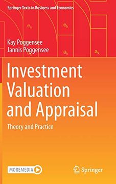 portada Investment Valuation and Appraisal: Theory and Practice (Springer Texts in Business and Economics) (in English)