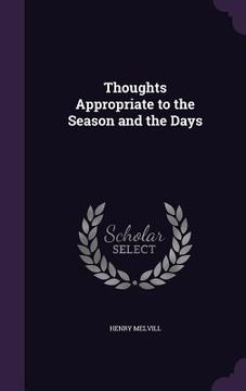 portada Thoughts Appropriate to the Season and the Days (en Inglés)