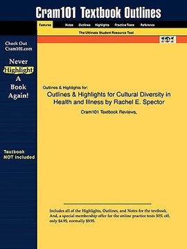 portada Studyguide for Cultural Diversity in Health and Illness by Spector, Rachel e. , Isbn 9780135035894 