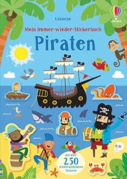 portada Mein Immer-Wieder-Stickerbuch: Piraten (en Alemán)