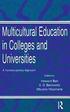 portada multicultural education in colleges and universities: a transdisciplinary approach (en Inglés)