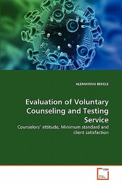 portada evaluation of voluntary counseling and testing service (en Inglés)