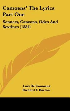 portada camoens' the lyrics part one: sonnets, canzons, odes and sextines (1884) (en Inglés)