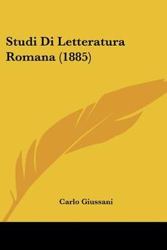 portada Studi Di Letteratura Romana (1885) (in Italian)