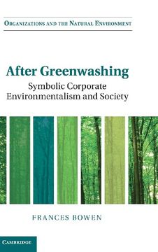 portada After Greenwashing: Symbolic Corporate Environmentalism and Society (Organizations and the Natural Environment) (en Inglés)