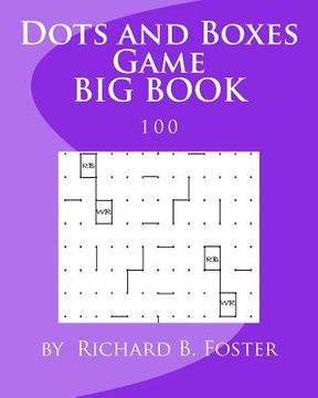 portada Dots and Boxes Game BIG BOOK: 100 (en Inglés)
