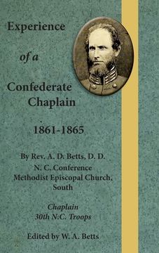 portada Experience of a Confederate Chaplain 1861-1865 (en Inglés)