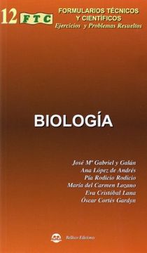 portada Formulario técnico de biología : ejercicios y problemas resueltos