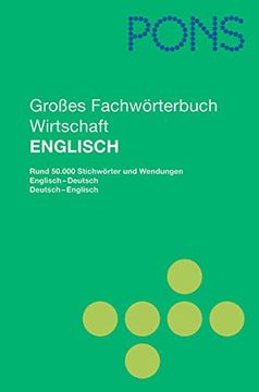 portada Pons Großes Fachwörterbuch Wirtschaft. Englisch - Deutsch / Deutsch - Englisch (en Inglés)