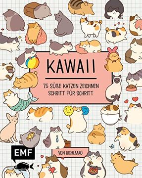 portada Kawaii: 75 Süße Katzen Zeichnen? Mit Schritt-Anleitungen: Von Bichi. Mao (in German)