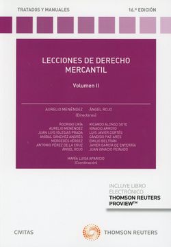portada Lecciones de Derecho Mercantil