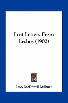 portada lost letters from lesbos (1902) (in English)