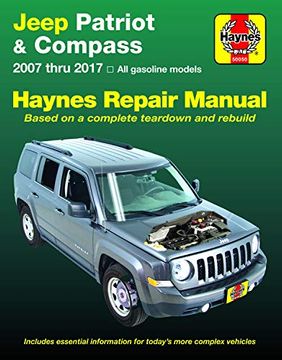 portada Jeep Patriot & Compass ('07-'17): All Gasoline Models - Based on a Complete Teardown and Rebuild (Hayne'S Automotive Repair Manual) (en Inglés)