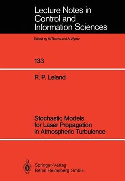 portada stochastic models for laser propagation in atmospheric turbulence (en Inglés)