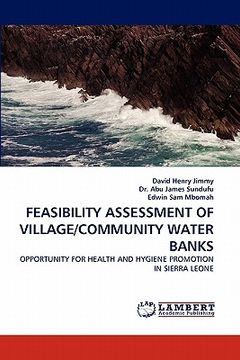 portada feasibility assessment of village/community water banks (en Inglés)