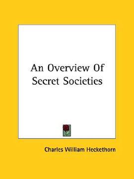 portada an overview of secret societies (en Inglés)