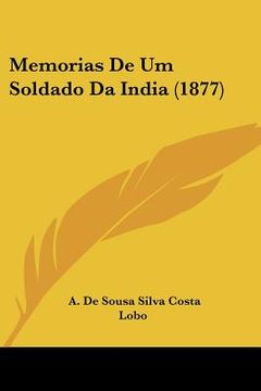 portada Memorias De Um Soldado Da India (1877)