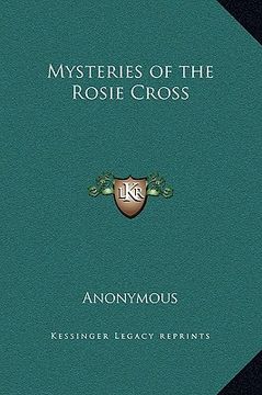 portada mysteries of the rosie cross