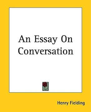 portada an essay on conversation (en Inglés)