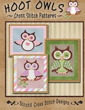 portada Hoot Owls Cross Stitch Patterns (in English)