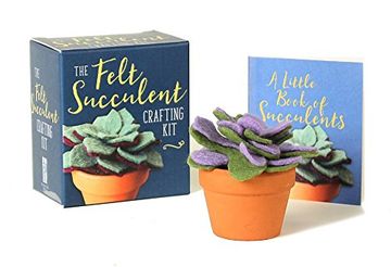 portada The Felt Succulent Crafting kit (Miniature Editions) (en Inglés)