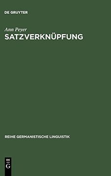 portada Satzverknupfung: Syntaktische und Textpragmatische Aspekte (en Alemán)