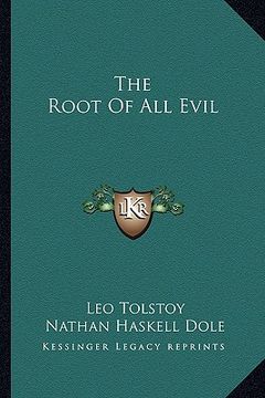 portada the root of all evil (en Inglés)