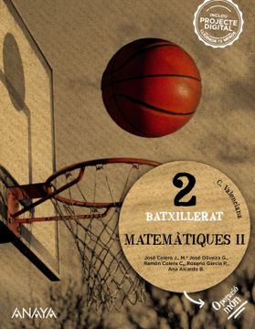 portada (Val). (23). Matematiques ii 2N. Batx. Naturals (Operacio Mon) (en Valenciano)