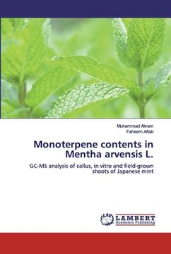 portada Monoterpene contents in Mentha arvensis L. (in English)