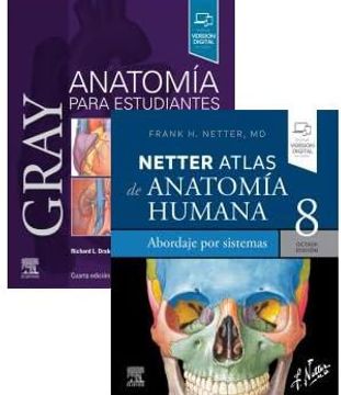portada Lote Anatomia: Gray Para Estudiantes + Atlas por Sistemas