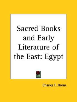 portada sacred books and early literature of the east: egypt (en Inglés)