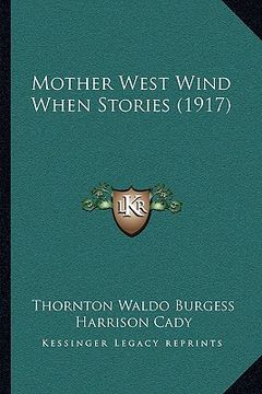 portada mother west wind when stories (1917) (en Inglés)
