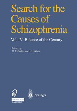 portada search for the causes of schizophrenia: vol. iv balance of the century (en Inglés)