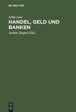 portada Handel, Geld und Banken (en Alemán)