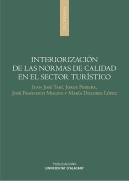 portada Interiorización de las Normas de Calidad en el Sector Turística (Monografías) (in Spanish)