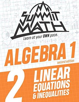 portada Summit Math Algebra 1 Book 2: Linear Equations and Inequalities (en Inglés)