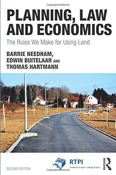 portada Planning, law and Economics: The Rules we Make for Using Land (Rtpi Library) (en Inglés)