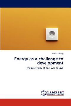 portada energy as a challenge to development (en Inglés)