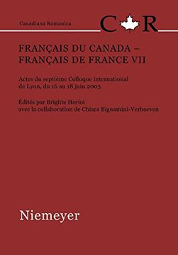 portada Français du Canada Français de France vii (en Francés)