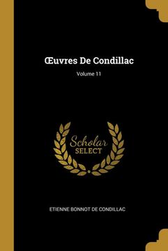 portada Œuvres de Condillac; Volume 11 (en Francés)