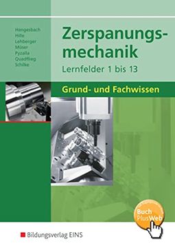 portada Zerspanungsmechanik Lernfelder 1 bis 13: Grund- und Fachwissen Lehr-/Fachbuch (en Alemán)
