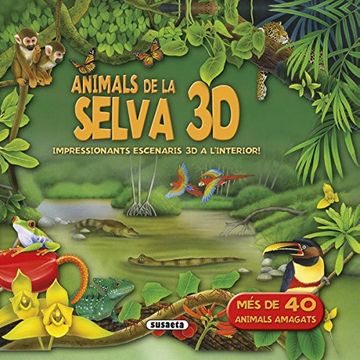 portada Animals de la selva 3D (Desplegable 3D) (in Portuguese)