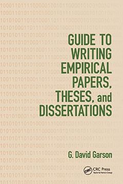 portada Guide to Writing Empirical Papers, Theses, and Dissertations (en Inglés)