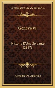 portada Genevieve: Histoire D'Une Servante (1857) (en Francés)