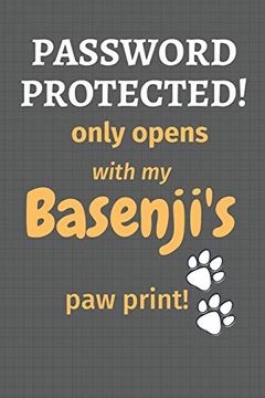 portada Password Protected! Only Opens With my Basenji's paw Print! For Basenji dog Fans (in English)